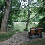 A quiet, peaceful spot on the grounds of Hospice of Dayton