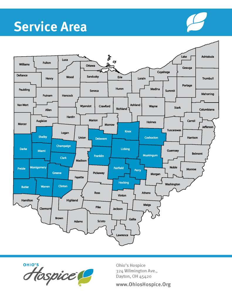 Ohio's Hospice Service Area