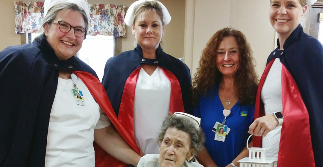 Nursing Honor Guard Recognizes Caregiver For Career Contributions