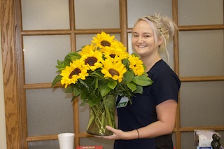 Sunflower Honors Awarded To Megan Wells