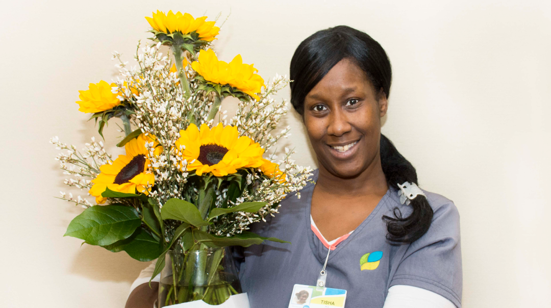 Latisha Hawkins Earns Sunflower Award Appreciation