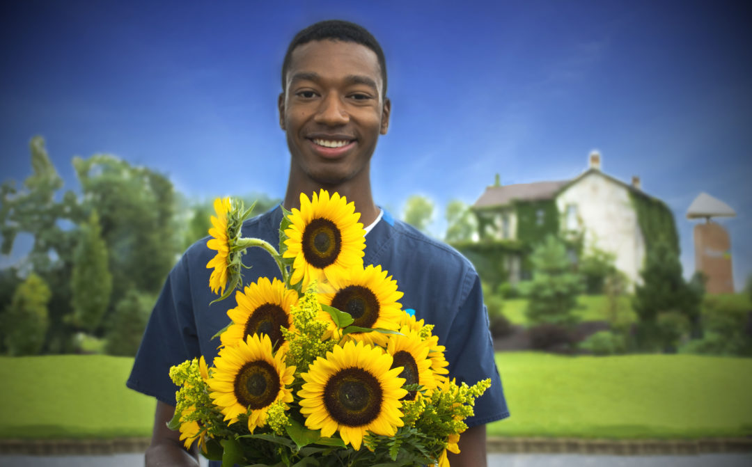 Sunflower Award Goes To Personal Care Specialist Avery Kesler