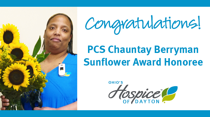 Chauntay Berryman Receives Sunflower Award