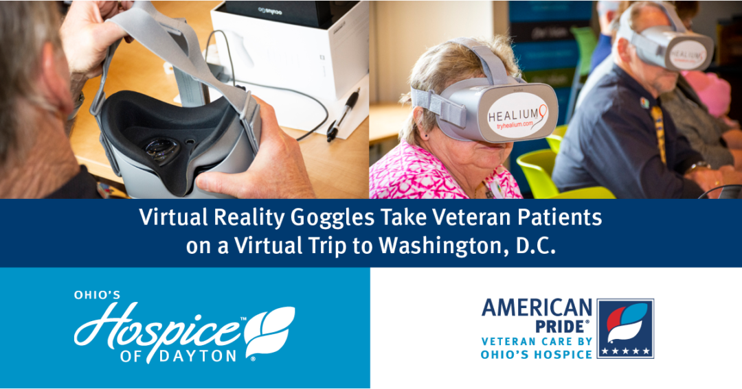 Virtual Reality Goggles Take Veteran Patients On A Virtual Trip To The National Mall In Washington, D.C.