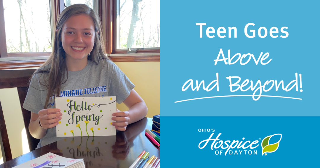 CJ High School Student Sends Handmade Cards To Ohio’s Hospice Of Dayton Patients